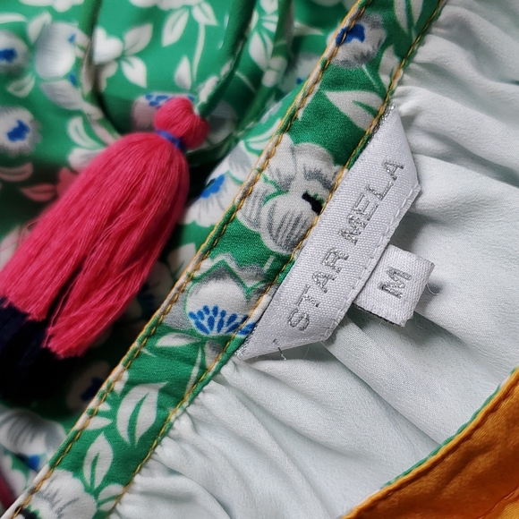 STAR MELA Shoulder Tie Tassle Maxi Medium - Picture 2 of 5